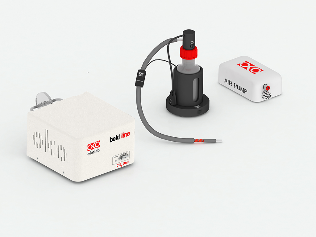 Digital Gas Mixer, stage top Okolab