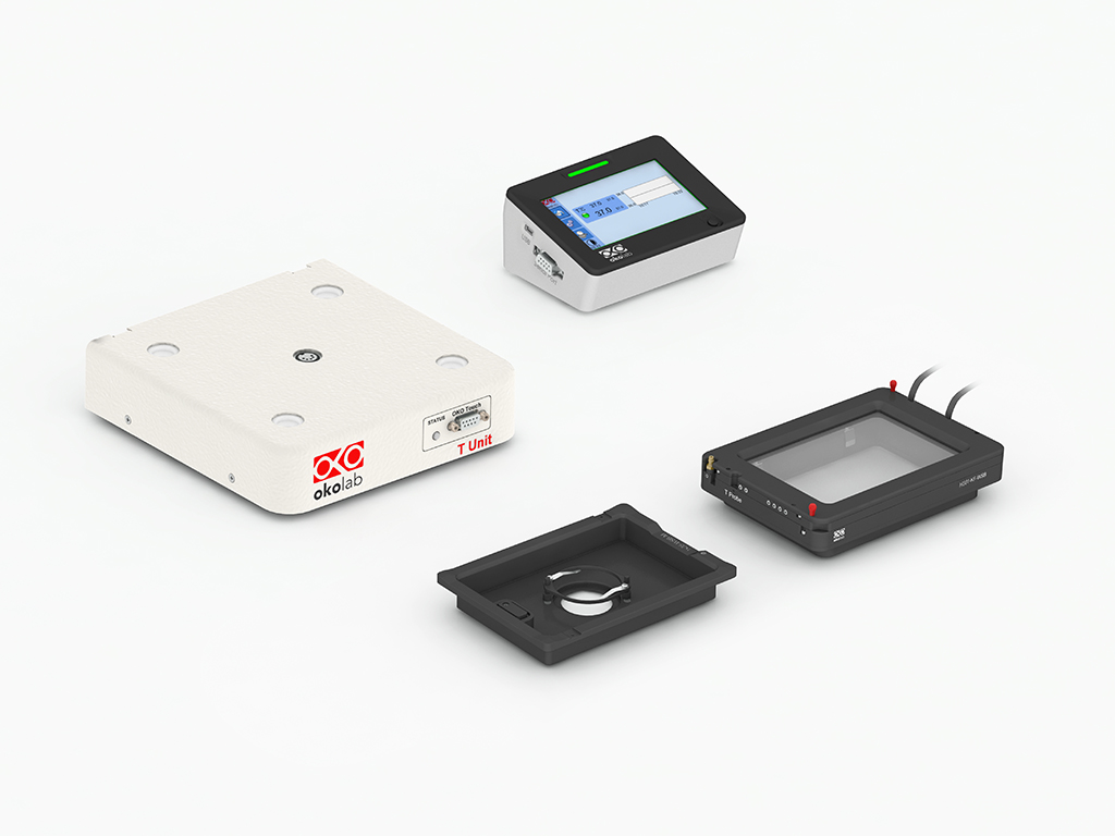 On Stage Incubator Inv ZPiezo Okolab